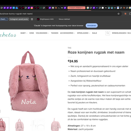 hele mooie tas