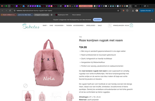hele mooie tas